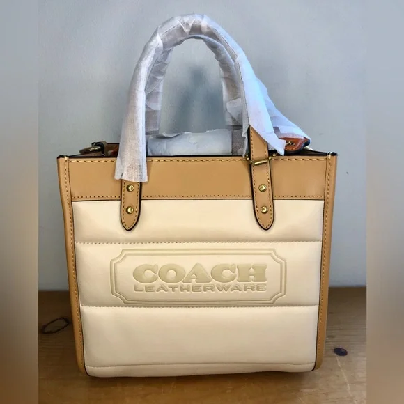 Coach Bags New Coach Field Tote 22 With Quilting And Coach